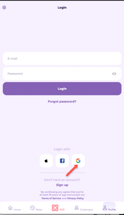 login ios with google